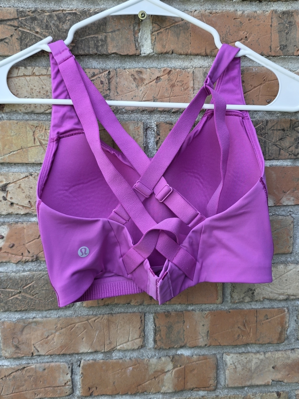 lululemon athletica Bright Magenta Crossback Sports Bra - Picture 6 of 8